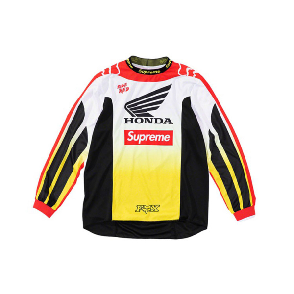Supreme FW19 Week 6 x Honda x Fox Racing Moto Jersey Top T