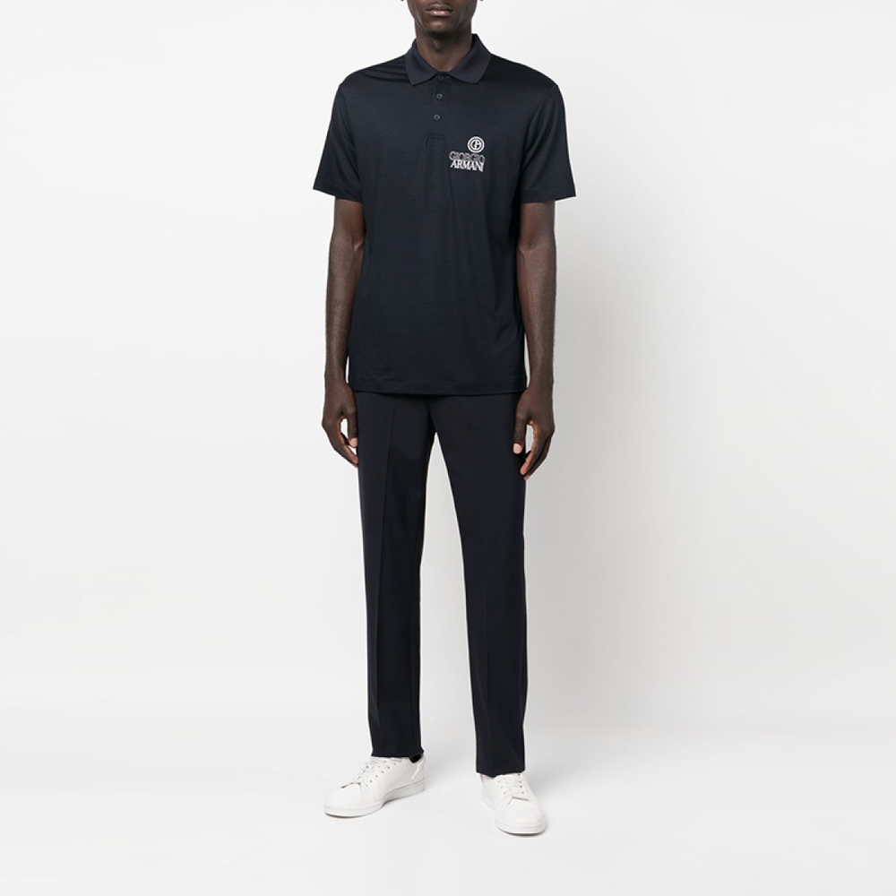 GIORGIO ARMANI SS22 Logo Polo