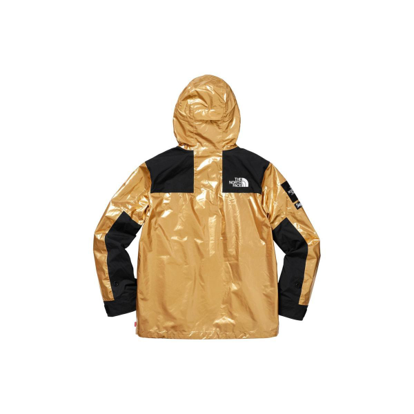 Supreme SS18 The North Face Metallic Mountain Parka Gold