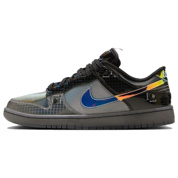 Nike Dunk Low "Hyperflat" Black and Multi-Color