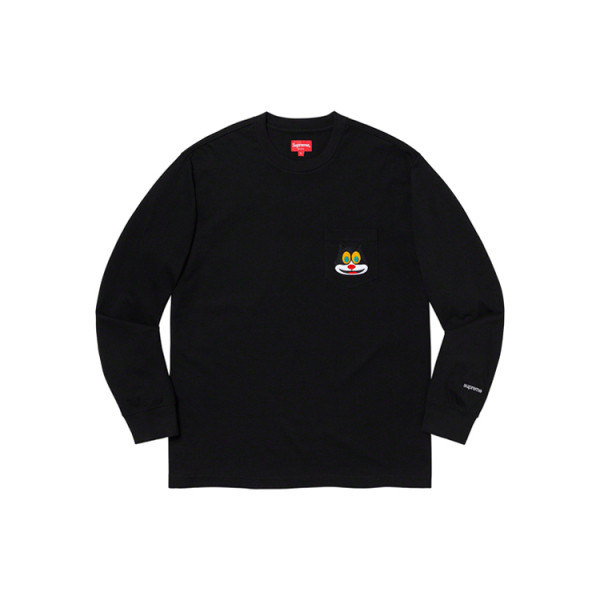 Supreme FW19 Week 4 Cat L/S Pocket Tee T