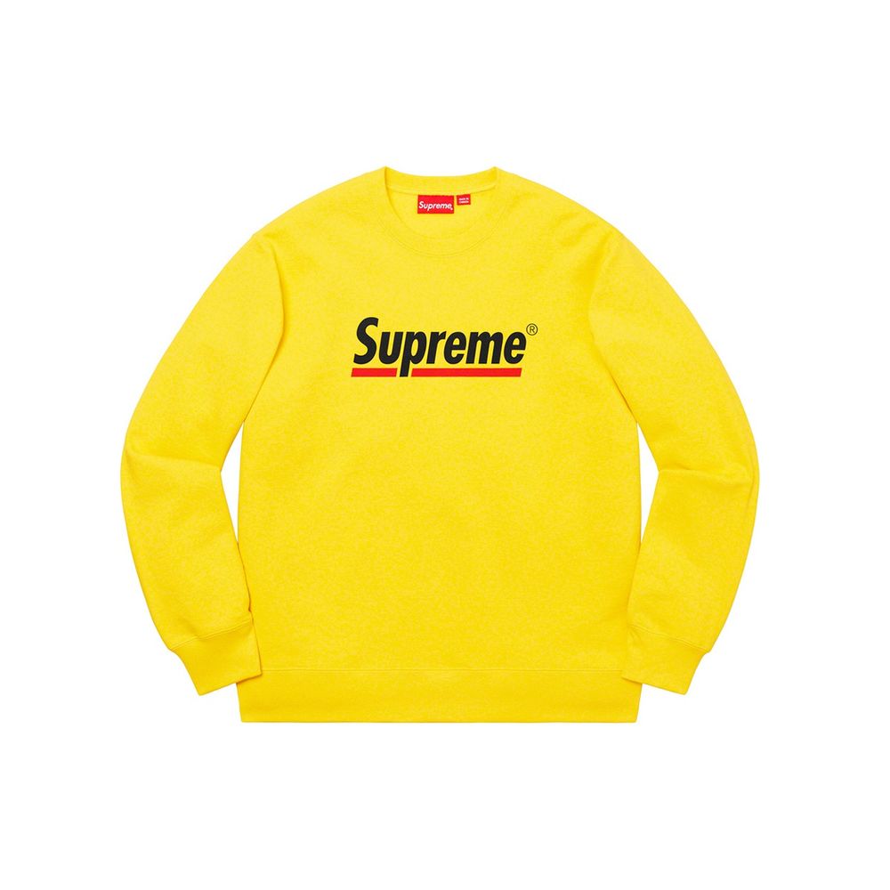 Supreme SS20 Week 2 Underline Crewneck logo