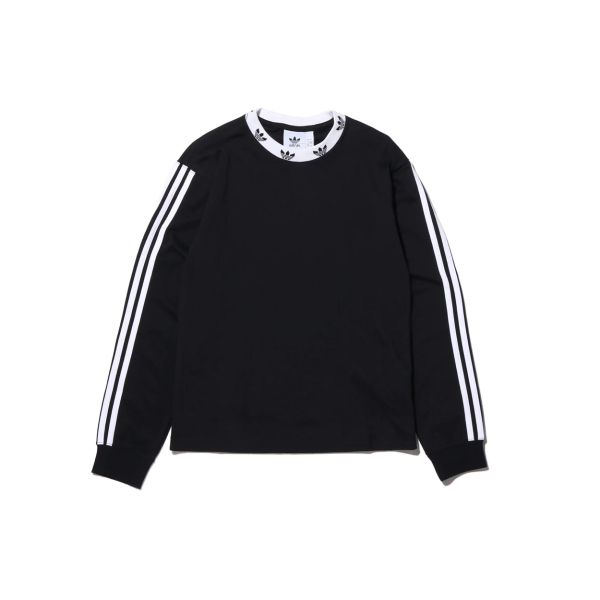 Adidas originals Trefoil Rib Ls Tee Logo