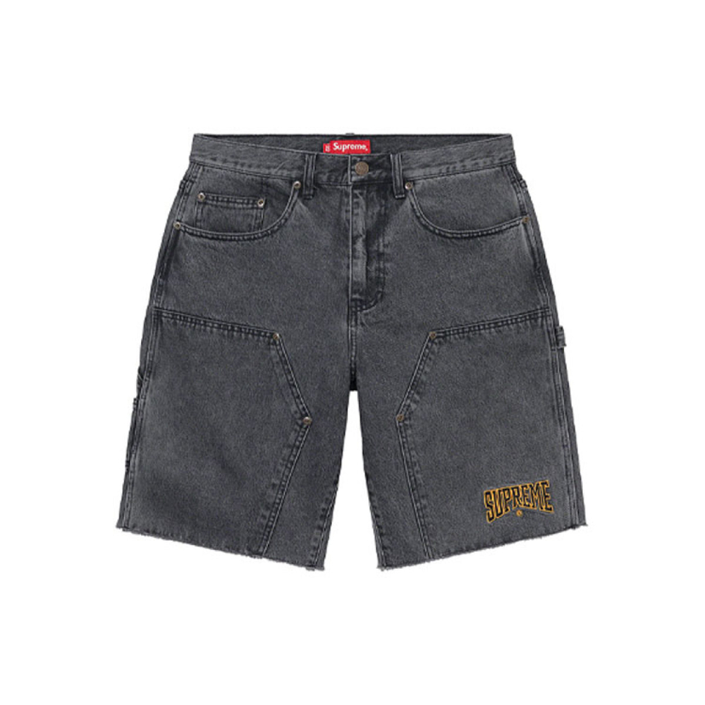 Supreme SS22 Week 17 Cutoff Double Knee Denim Painter Short Logo