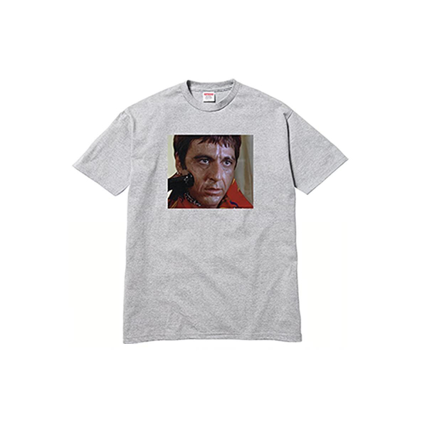 Supreme FW17 x Scarface Shower Tee Heather Grey T