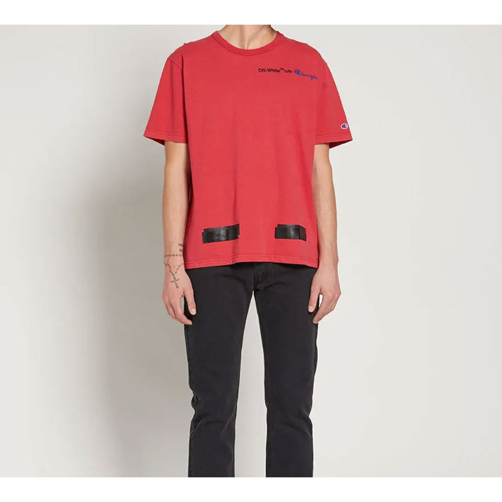 OFF-WHITE x Champion T