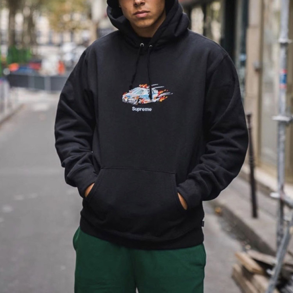 Supreme FW19 Week 5 Cop Car Hooded Sweatshirt