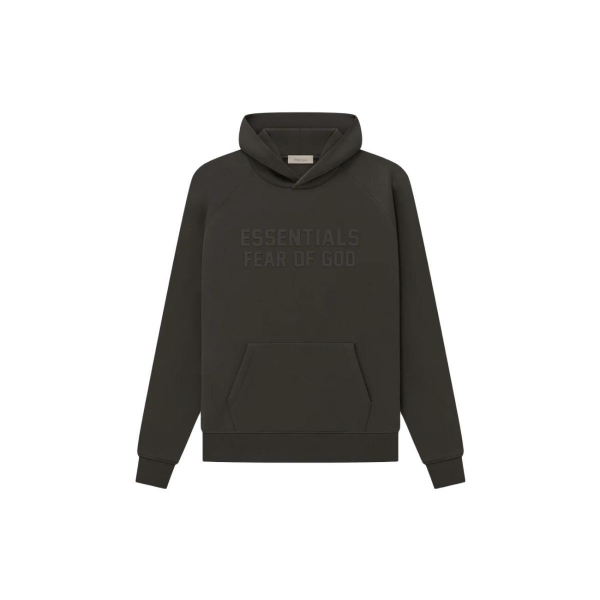 Fear of God Essentials SS23 Essentials Hoodie Off Black Logo