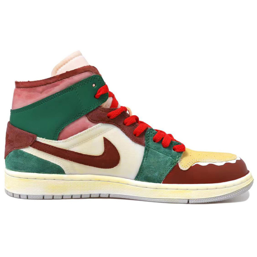 【 】 Jordan Air Jordan 1 Mid SE Craft OKHR Vibe