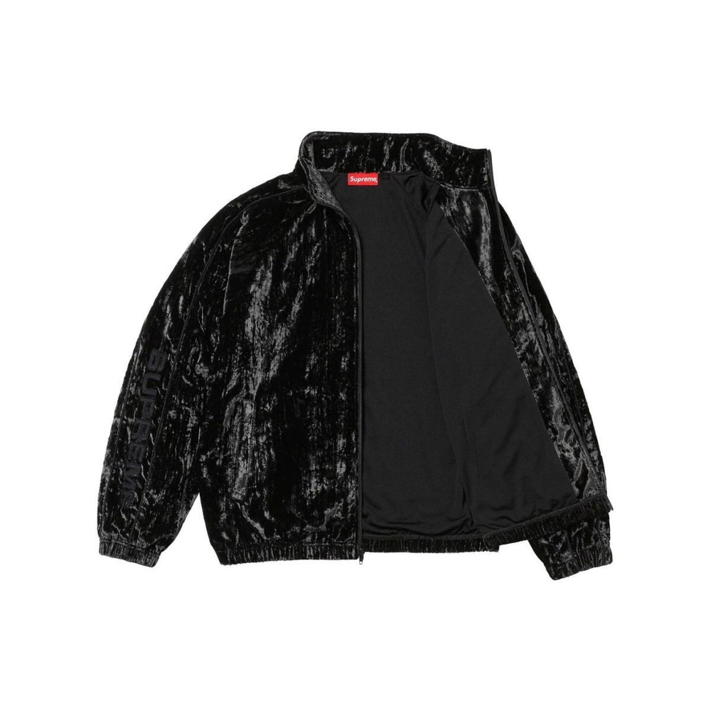 Supreme FW23 WEEK7 CRUSHED VELVET TRACK JACKET Logo