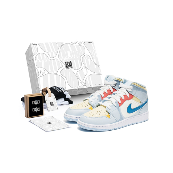 【 】 Jordan Air Jordan 1 Mid Kitty GS