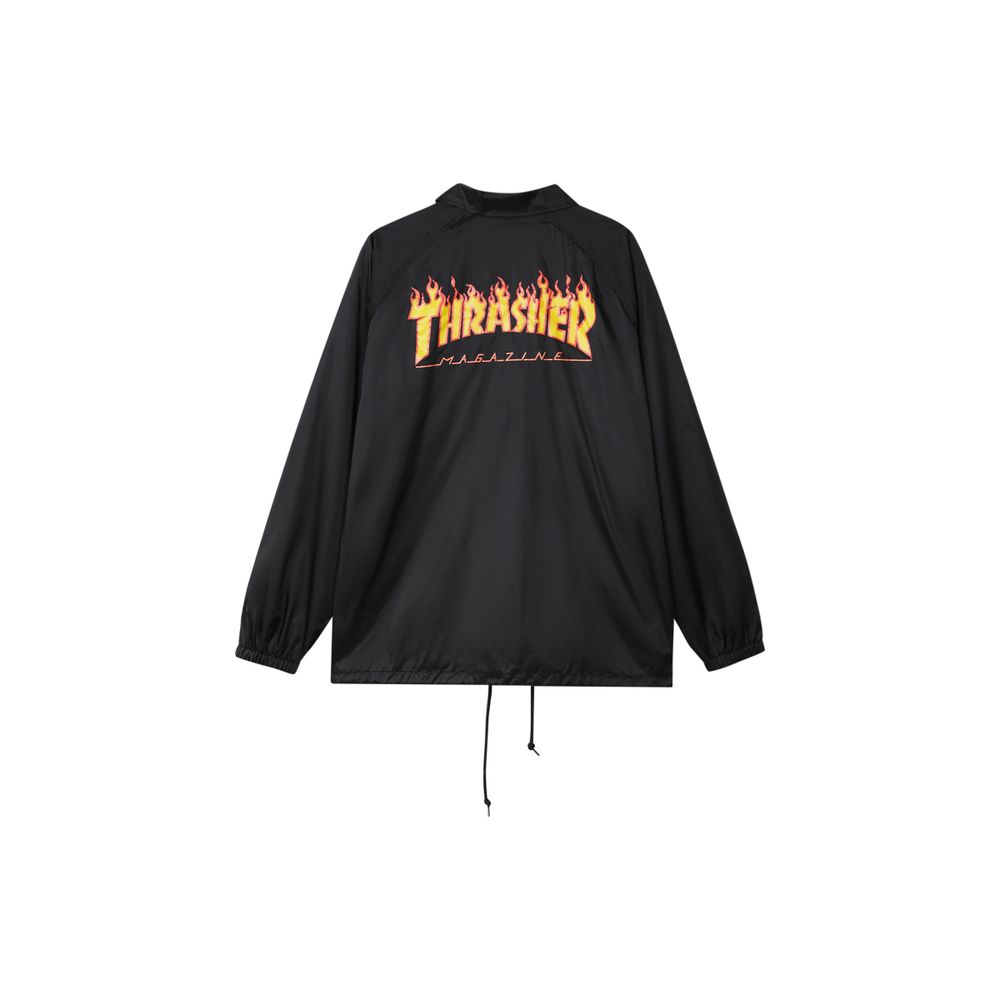 Thrasher Flame Coach Jacket Logo
