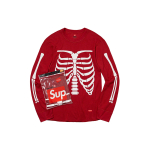 Supreme Week 15 x Hanes x Bones Thermal Crew （1 Pack） Logo T
