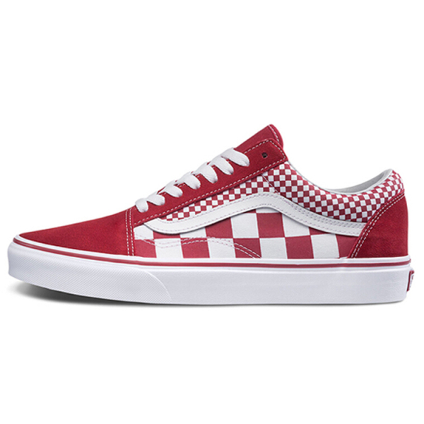 Vans Old Skool Mix Checker Chili Pepper/True White