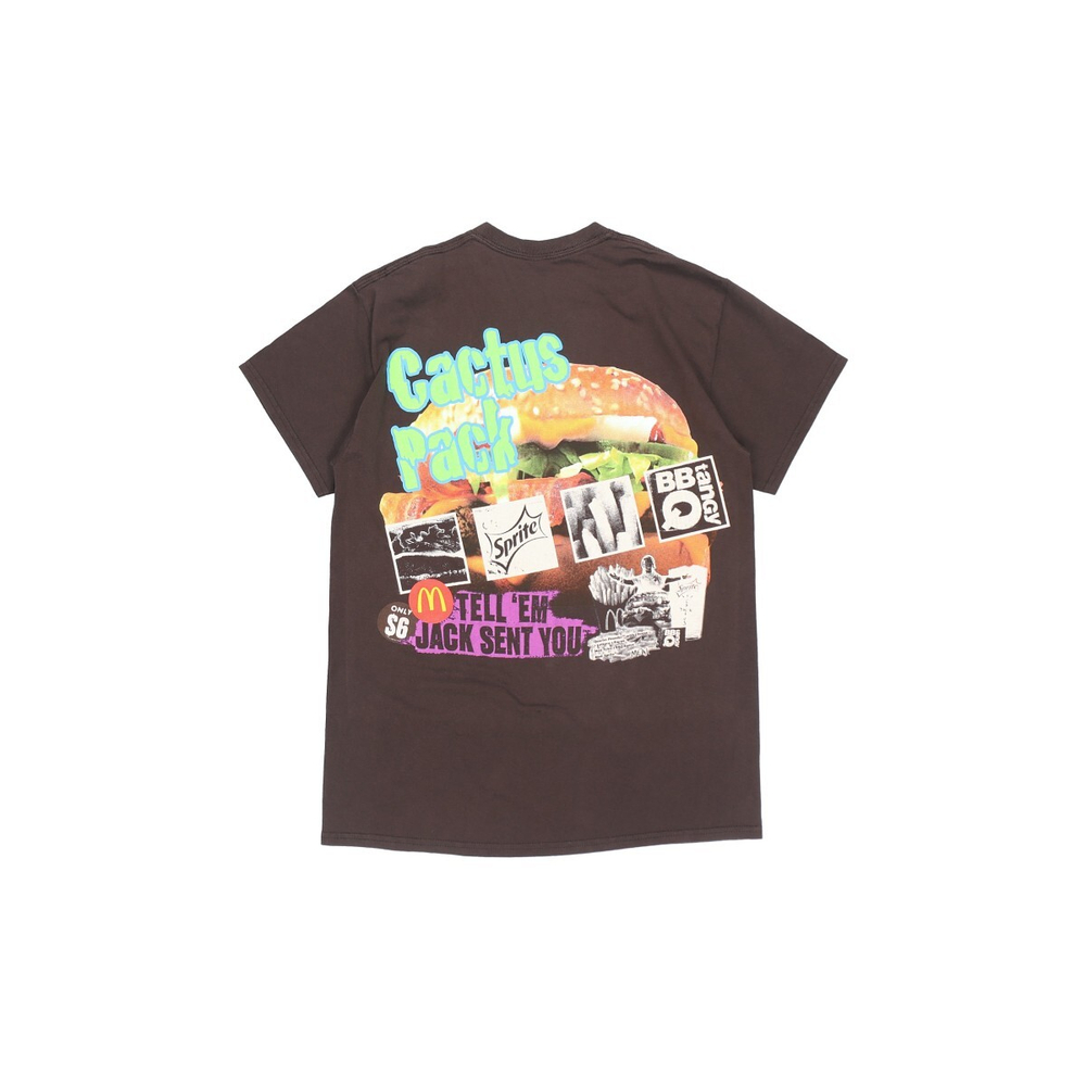 Travis Scott Cactus Jack x McDonald's CACTUS PACK VINTAGE PROMO Tee Logo T