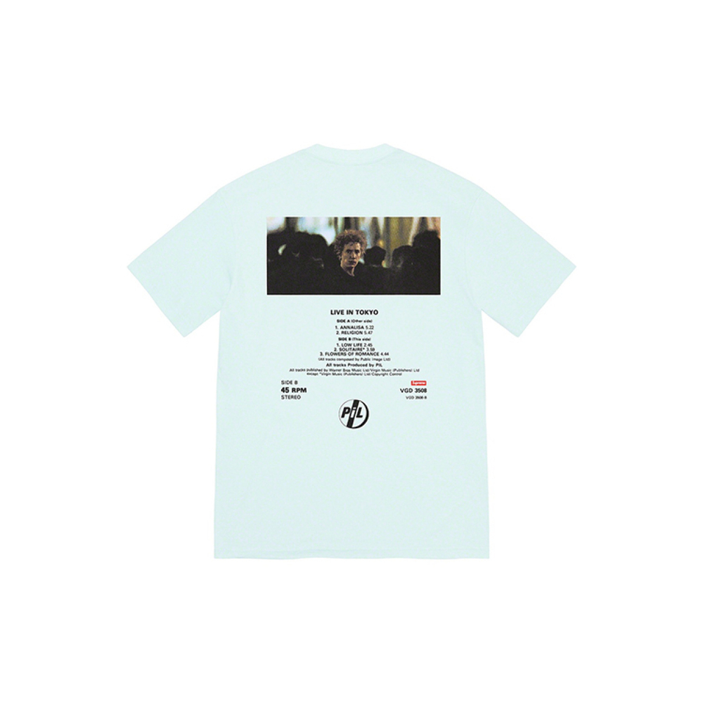 Supreme FW22 Week12 Supreme x Public Image Ltd PiL Live In Tokyo Tee T