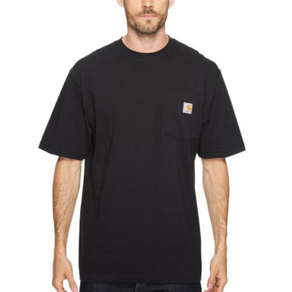 Carhartt K87 LOOSE FIT HEAVYWEIGHT SHORT-SLEEVE POCKET T-SHIRT Logo T