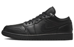 Jordan Air Jordan 1 Low "Triple Black" Vintage Basketball Shoes Men's Black