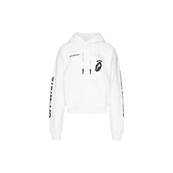 OFF-WHITE FW19 Splitted Arrows Oversized Hoodie
