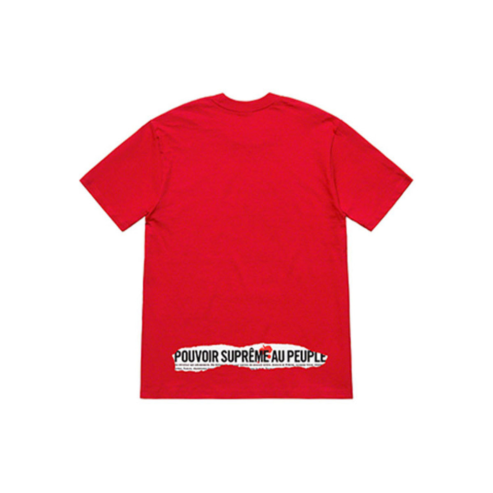 Supreme SS19 Headline Tee Red logo T