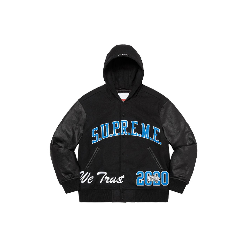 Supreme FW20 Week 9 King Hooded Varsity Jacket