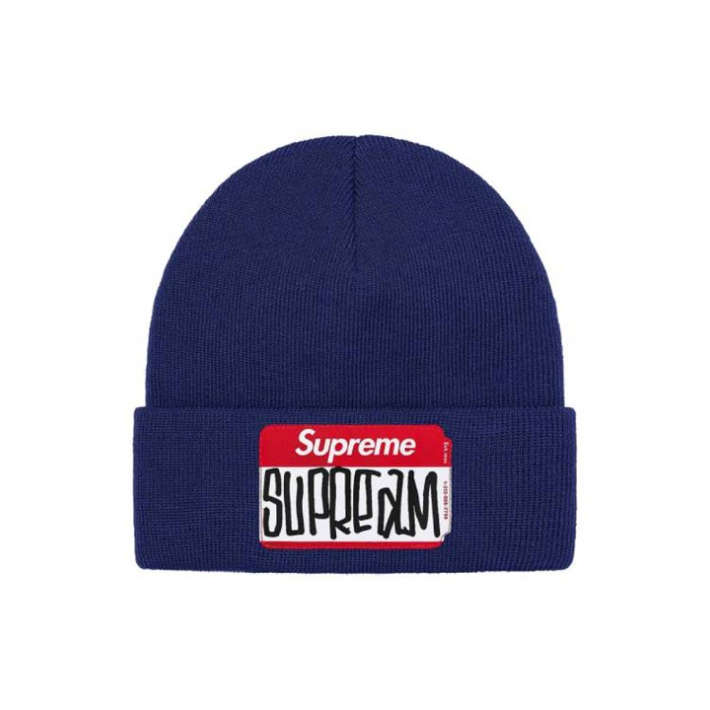 Supreme Week 7 Gonz Nametag Beanie