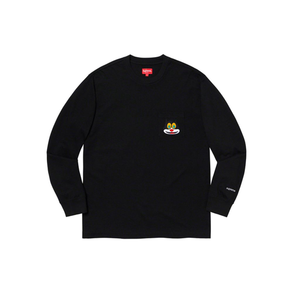 Supreme FW19 Week 4 Cat L/S Pocket Tee T