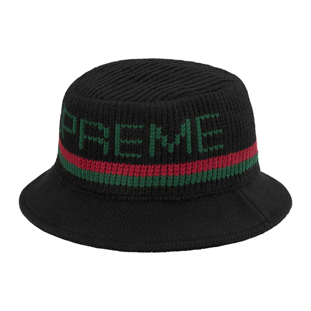 Supreme FW19 Week 11 Knit Logo Crusher Black Logo