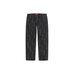 Supreme FW20 Week 15 Logo Stripe Jacquard Regular Jean
