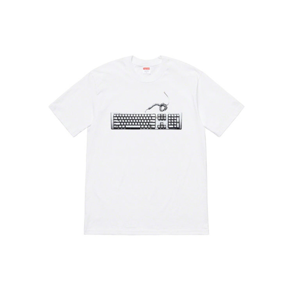 Supreme SS19 Keyboard Tee White T