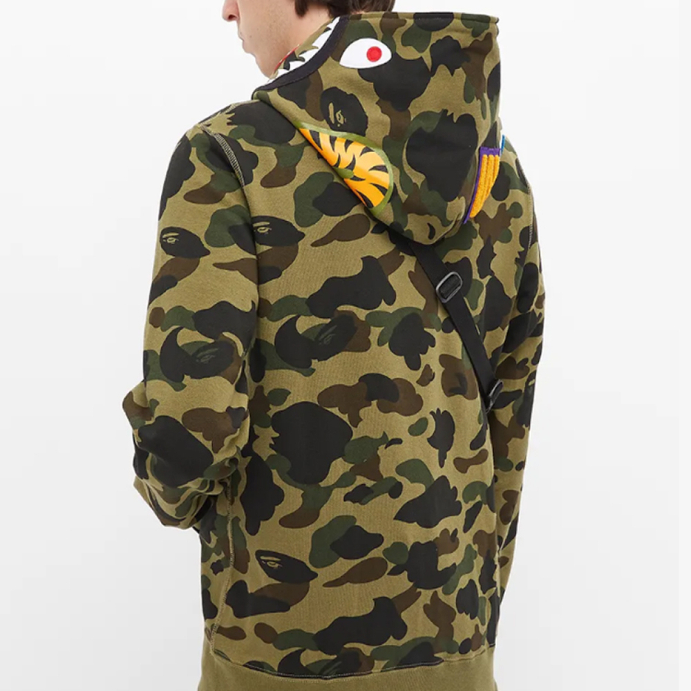 A BATHING APE 1ST Camo Shark Full Zip Hoodie