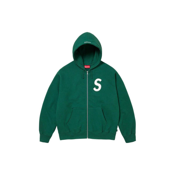 Supreme FW23 WEEK3 S LOGO ZIP UP HOODED SWEATSHIRT S Logo