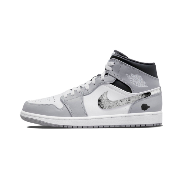 【 】 Jordan Air Jordan 1 Mid "Light Smoke Grey"
