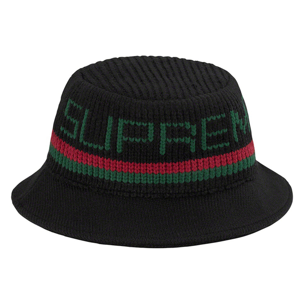Supreme FW19 Week 11 Knit Logo Crusher Black Logo