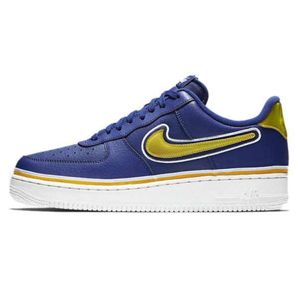 Nike Air Force 1 Sport NBA Deep Royal University Gold
