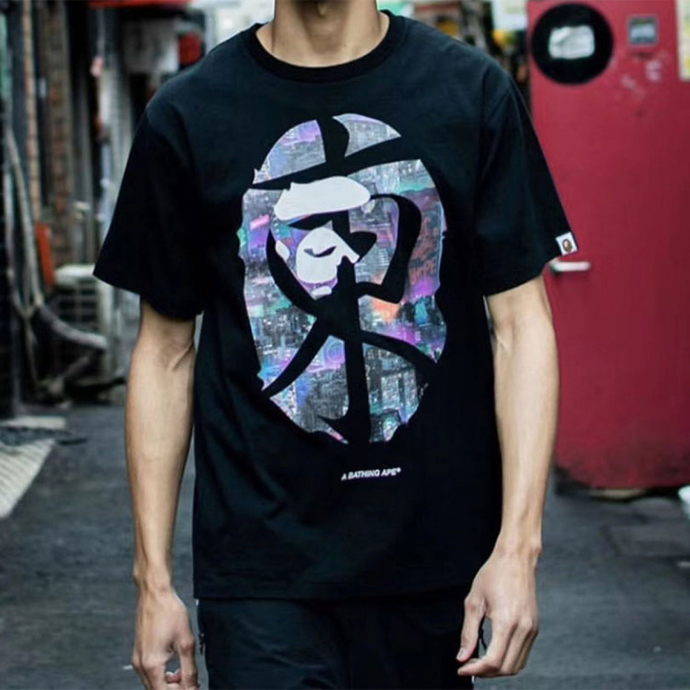 A BATHING APE Neon Tokyo Tee T