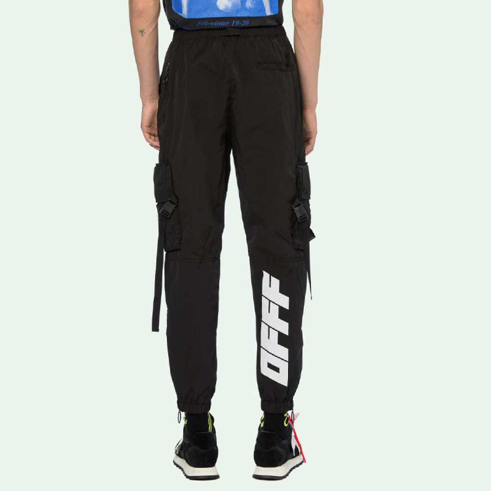 OFF-WHITE FW19 Orange Cargo Pants