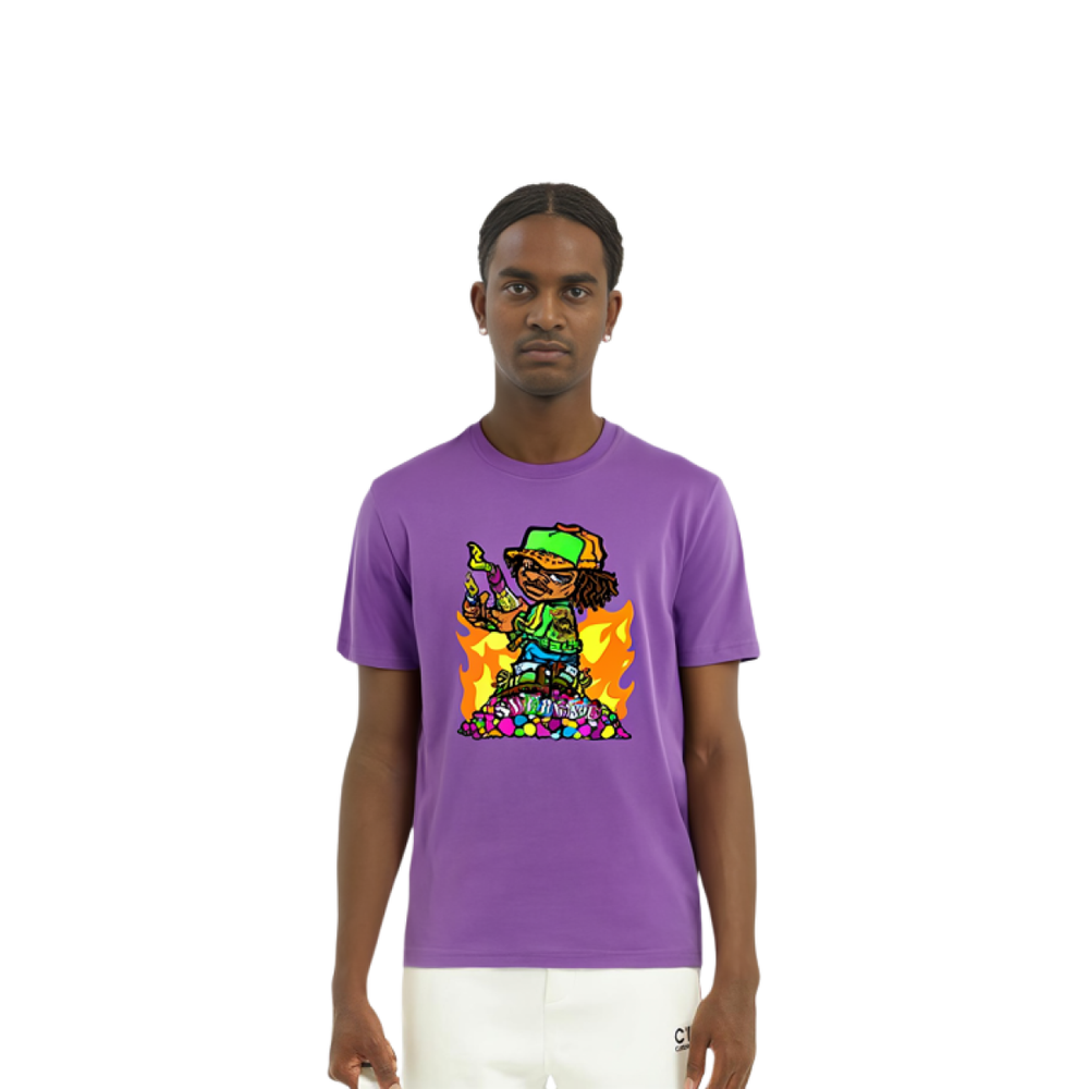 Supreme SS19 Molotov Kid Tee Purple T