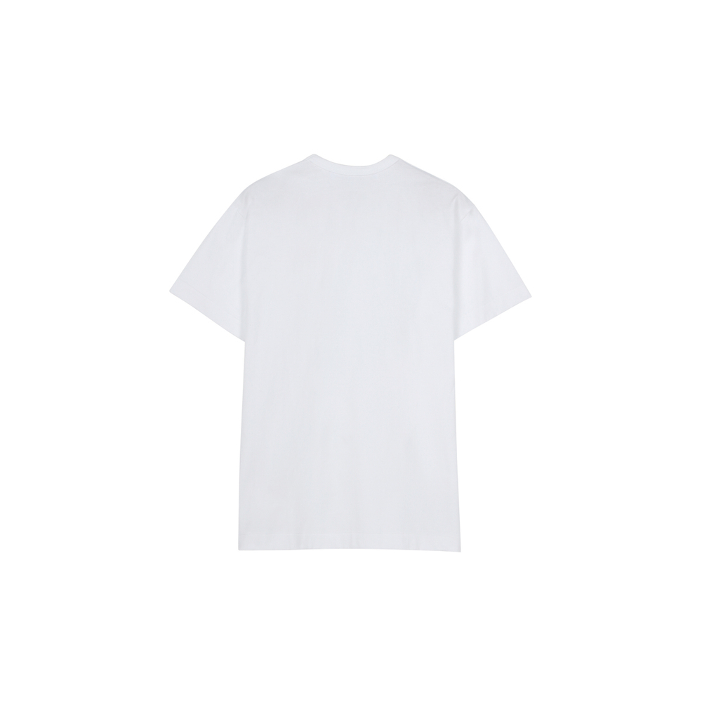 CDG Play Gold Heart T-Shirt T
