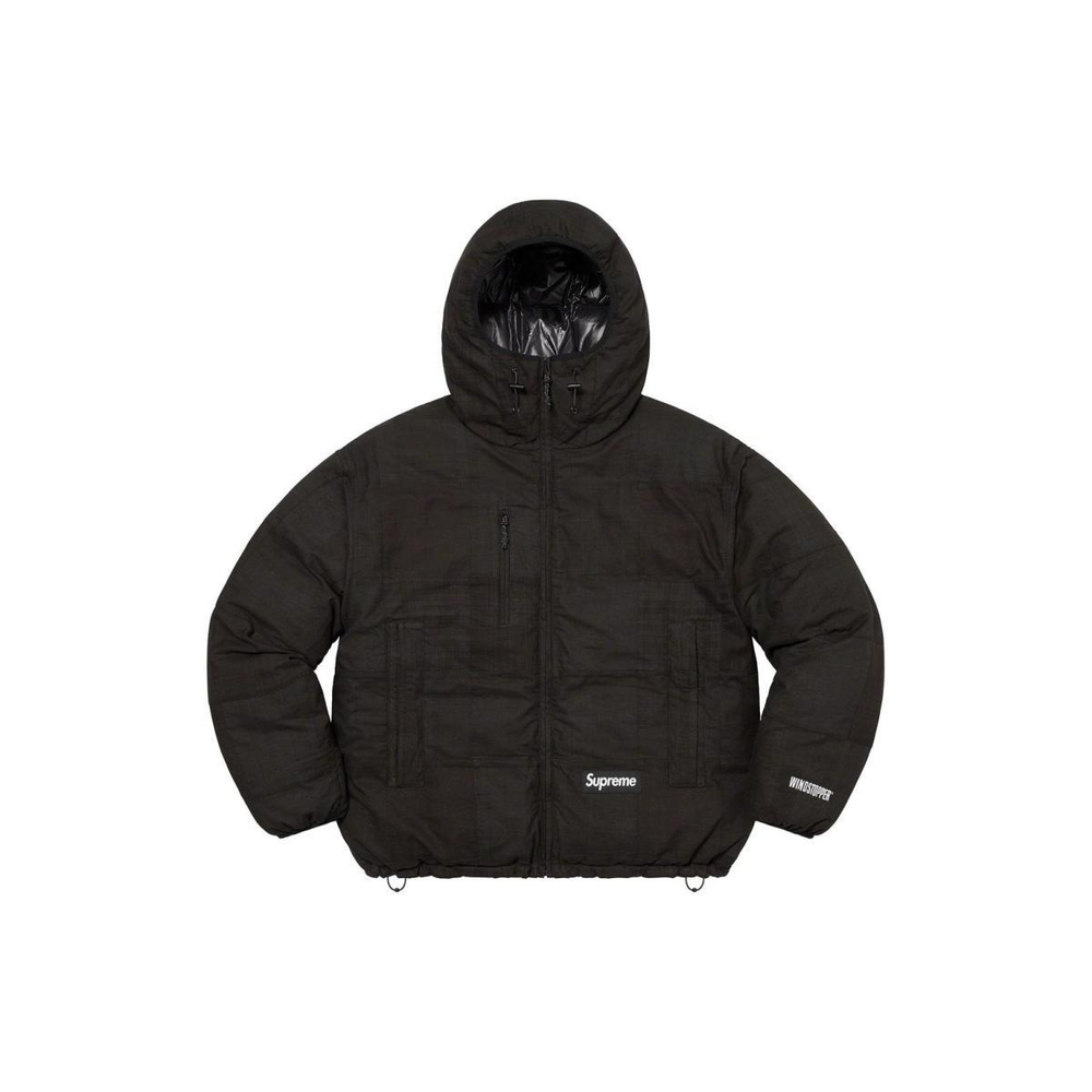 Supreme SS23 Week 1 MADRAS REVERSIBLE WINDSTOPPER® PUFFER JACKET