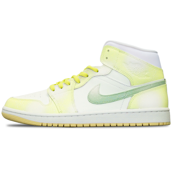 【 】 Jordan Air Jordan 1 Mid Lemon Wash