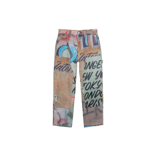 Stussy Work-Pant Alfonso Canvas Multi