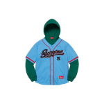 Supreme SS22 Week 16 Baseball Jersey Hooded Sweatshirt