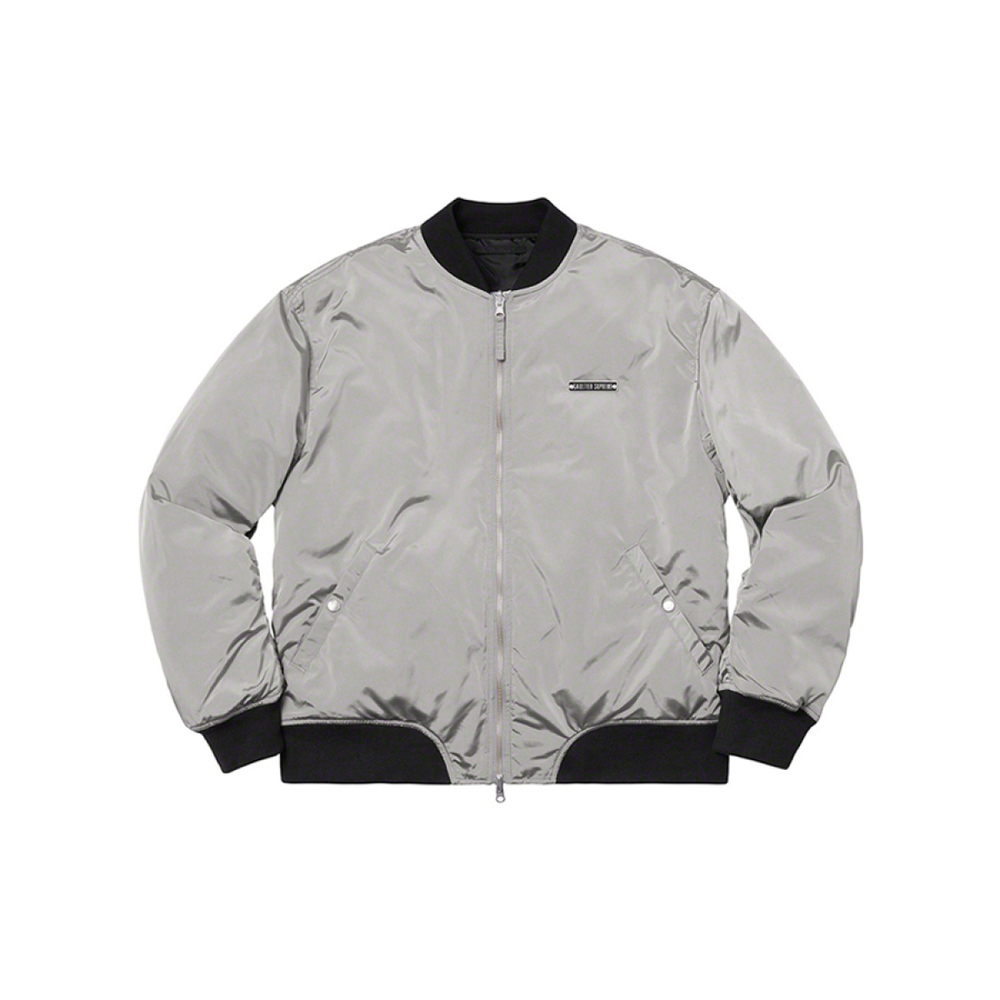 Supreme SS19 x Jean Paul Gaultier Reversible Backpack MA-1 Silver