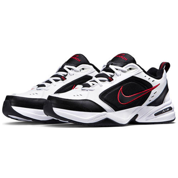 Nike Air Monarch 4 white black-varsity red