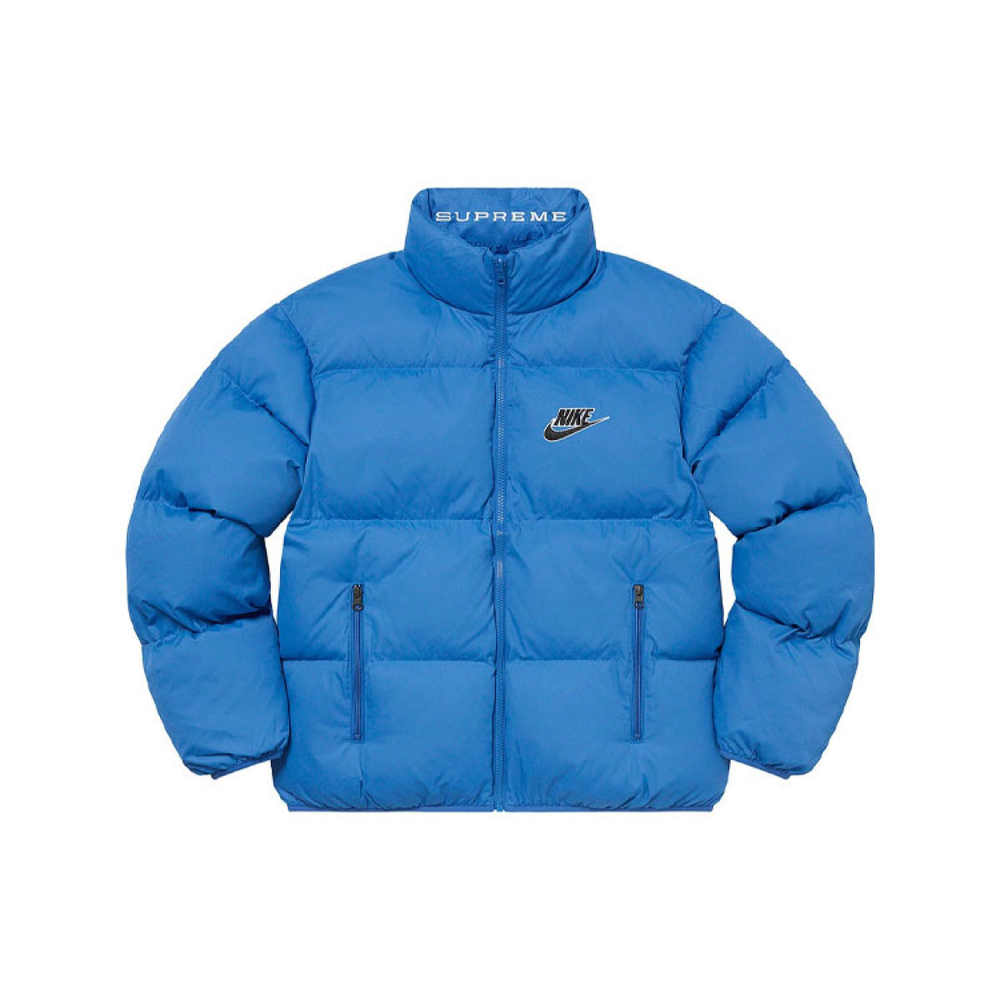 Supreme SS21 Week 3 x Nike Reversible Puffy Jacket SS21 Nike Logo