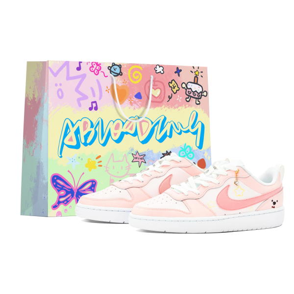 【 】 Nike Court Borough ABLOODING LOOPY GS