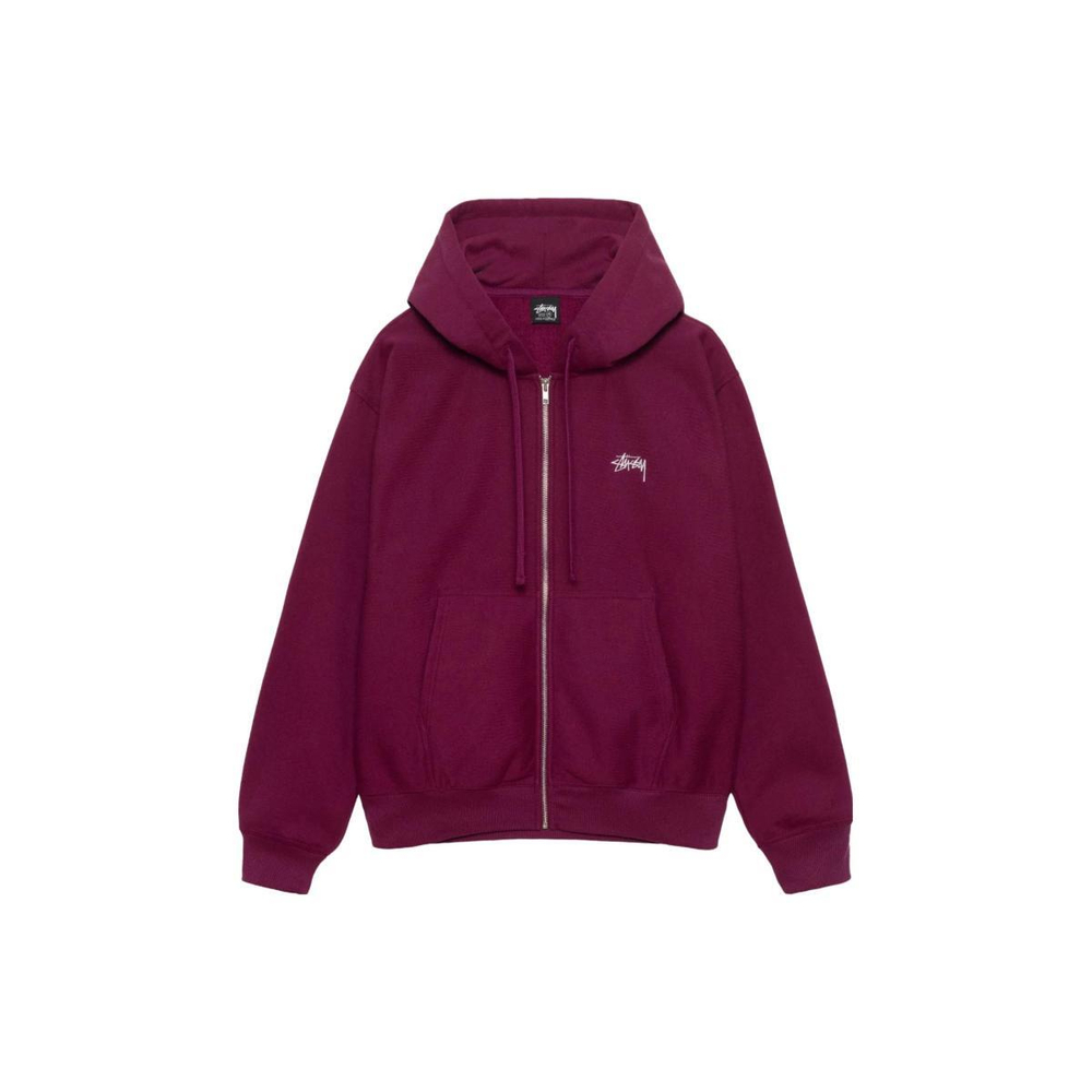 Stussy Stock Logo Zip Hoodie