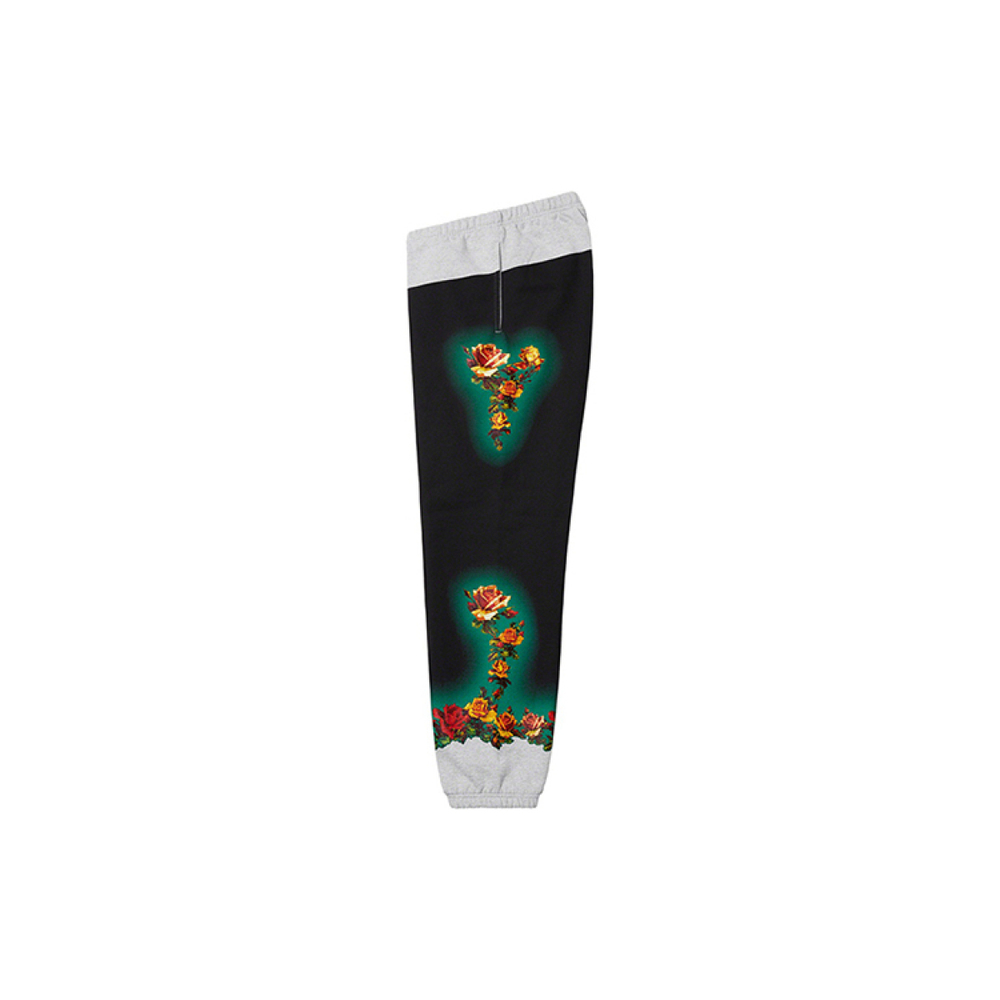 Supreme SS19 x Jean Paul Gaultier Floral Print Sweatpant Grey