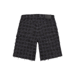 Supreme SS23 WEEK16 FRAYED PATCHWORK BAGGY DENIM SHORT logo